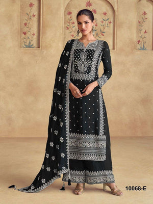 TAWAKKAL 10068 Faux Georgette Pakistani Suit Wholesale Surat India - Amrah Wholesale