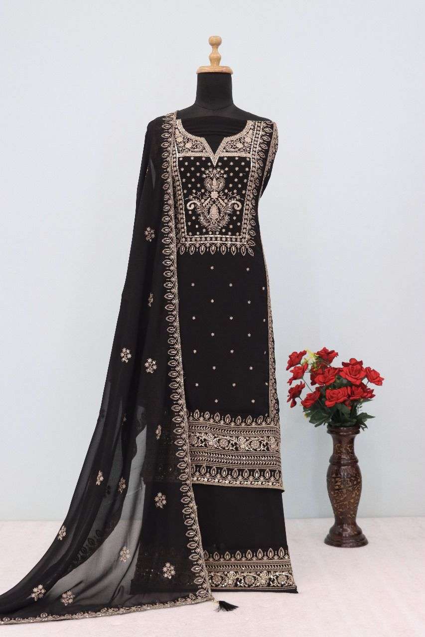 TAWAKKAL 10068 Faux Georgette Pakistani Suit Wholesale Surat India - Amrah Wholesale