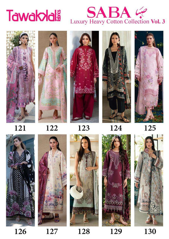 Tawakkal Fabrics Saba Luxury Vol - 03 - Amrah Wholesale