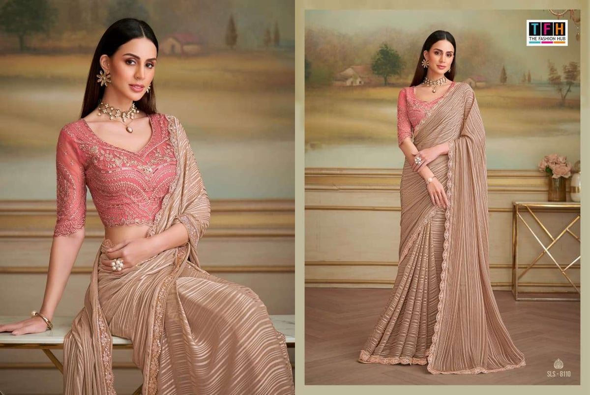 TFH Salsa Style Vol-05 Georgette Sarees