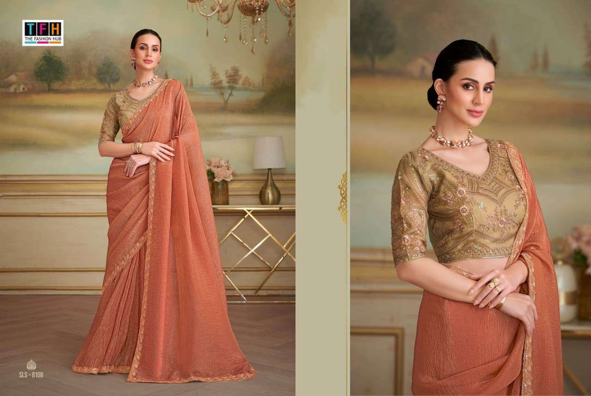 TFH Salsa Style Vol-05 Georgette Sarees
