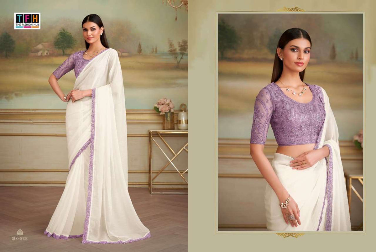 TFH Salsa Style Vol-05 Georgette Sarees