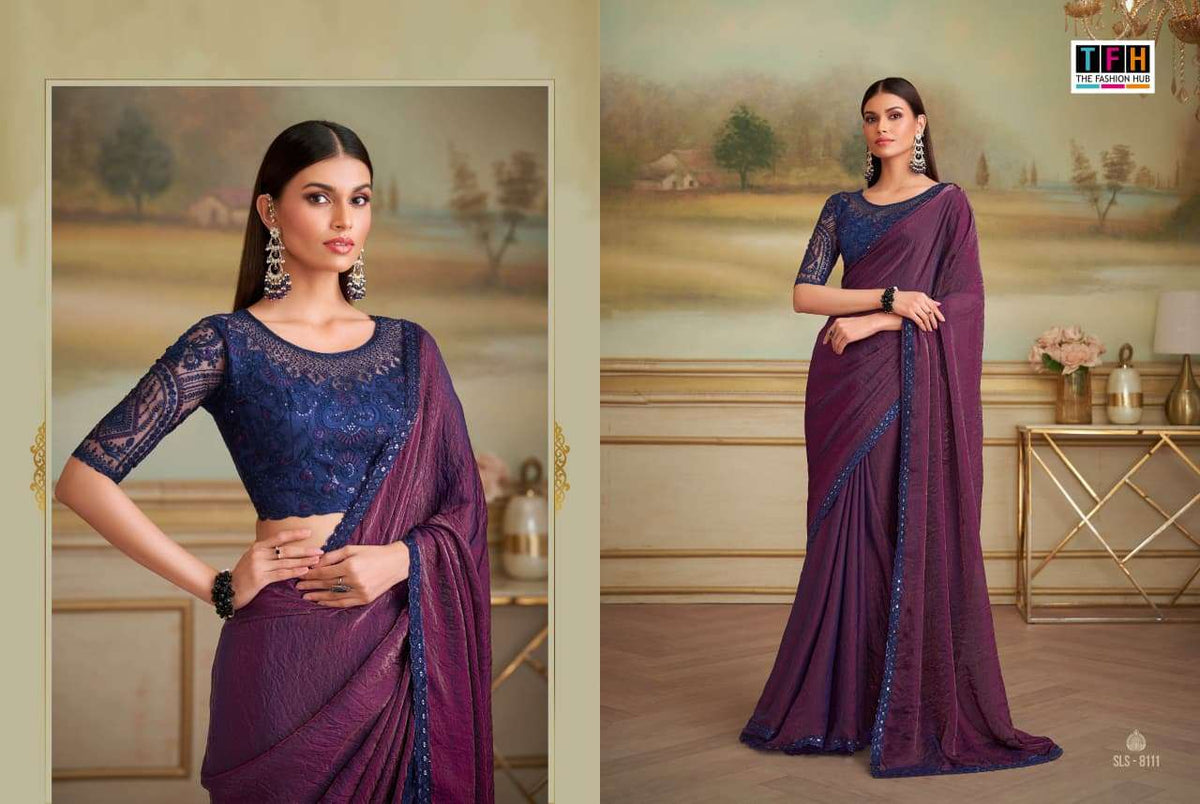 TFH Salsa Style Vol-05 Georgette Sarees