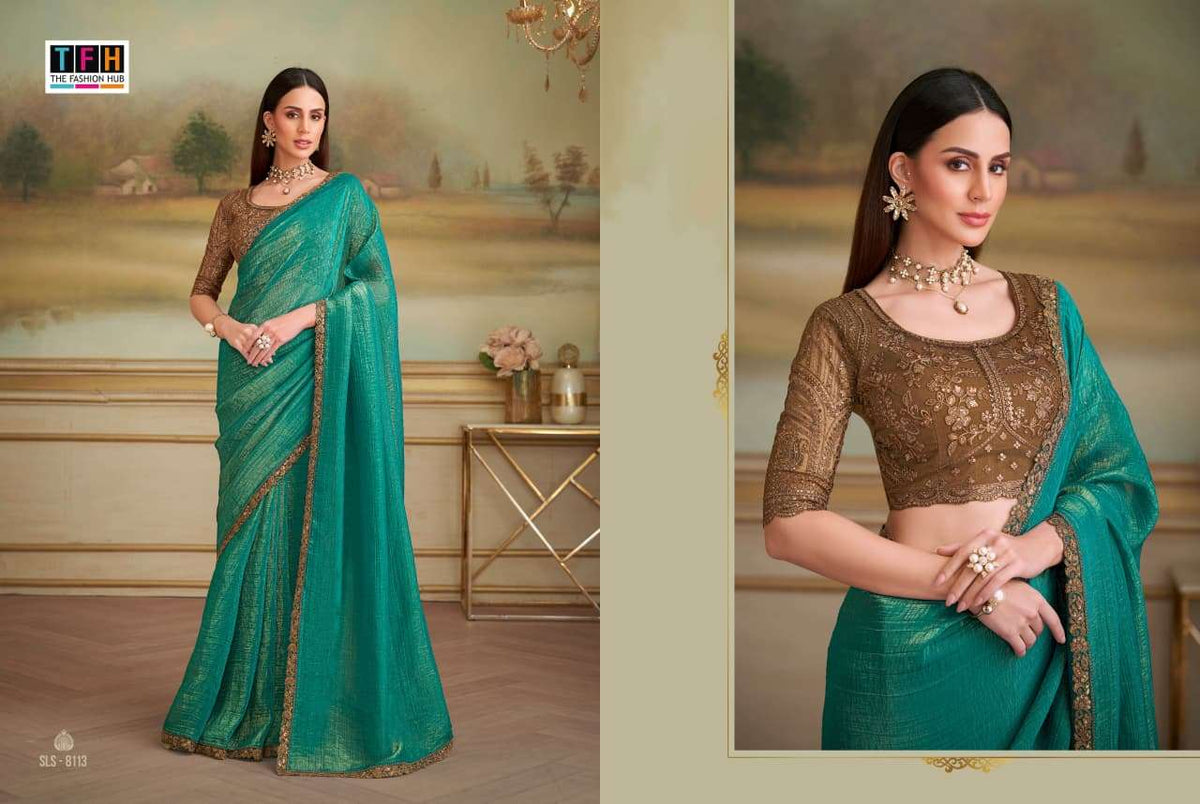 TFH Salsa Style Vol-05 Georgette Sarees