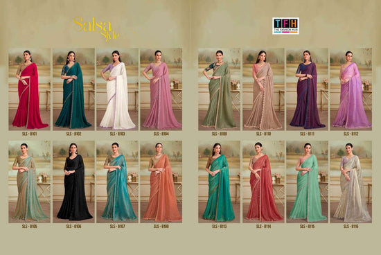 TFH Salsa Style Vol-05 Georgette Sarees