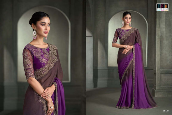 TFH SANDALWOOD VOL-17 Satin Silk Saree
