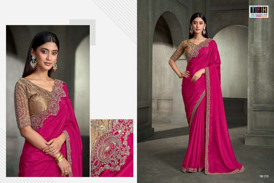 TFH SANDALWOOD VOL-17 Satin Silk Saree