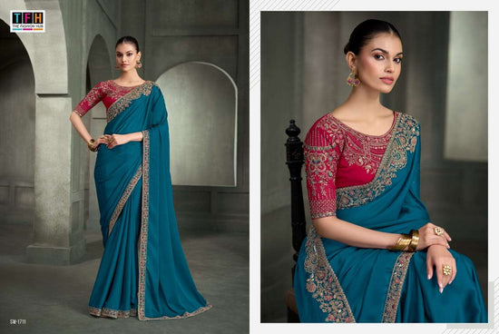 TFH SANDALWOOD VOL-17 Satin Silk Saree
