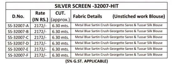 Tfh Silver Screen 32007 - Amrah Wholesale
