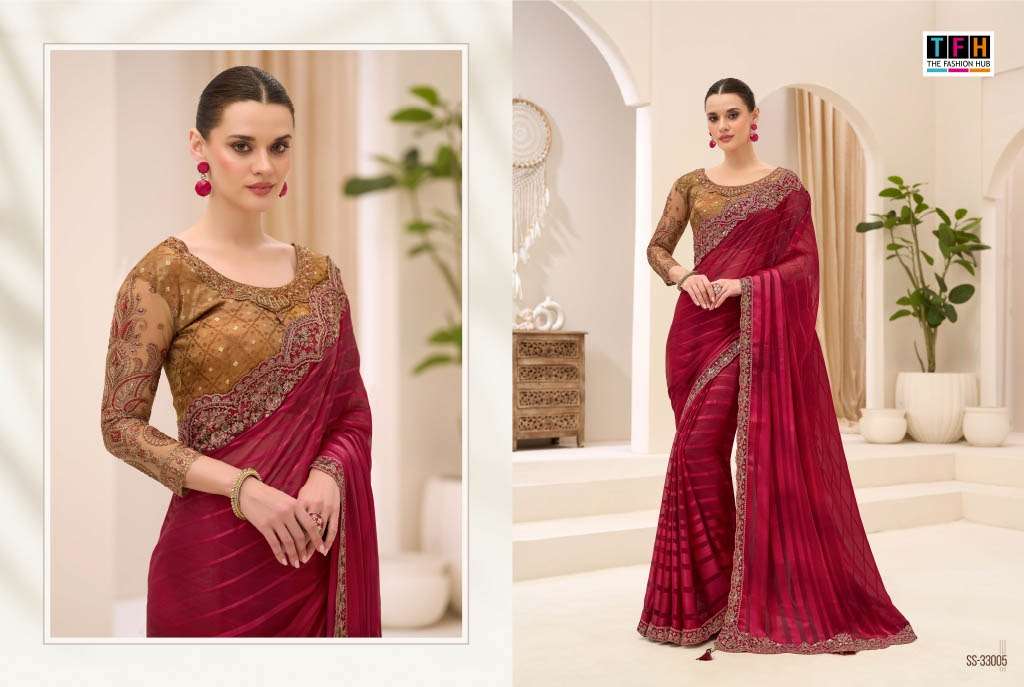 TFH Silver Screen Vol-23 Fancy Fabric Sarees