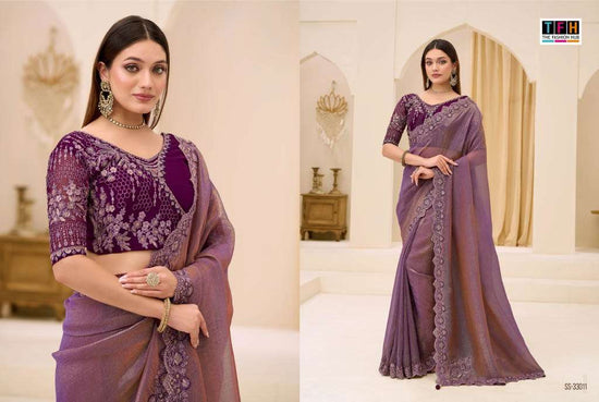 TFH Silver Screen Vol-23 Fancy Fabric Sarees