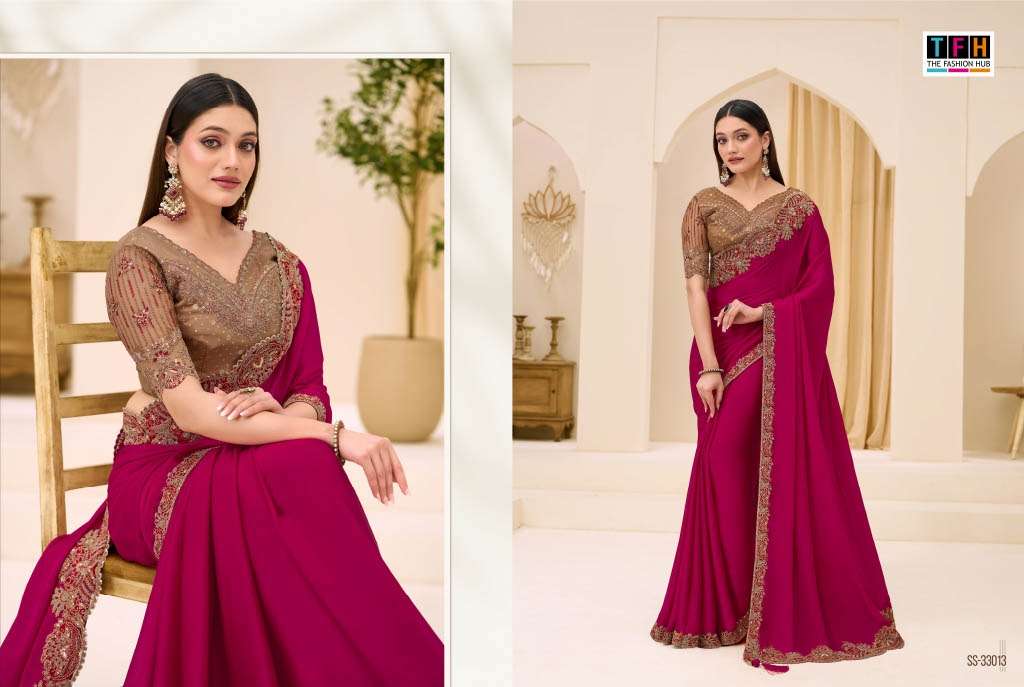 TFH Silver Screen Vol-23 Fancy Fabric Sarees