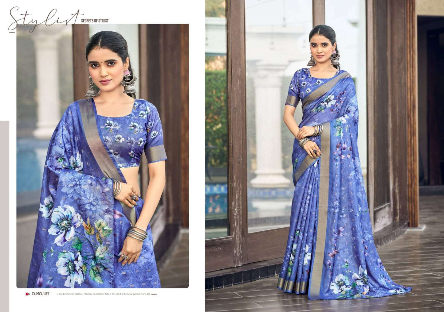 The Fabrica Apsara Soft Cotton Digital Print Saree