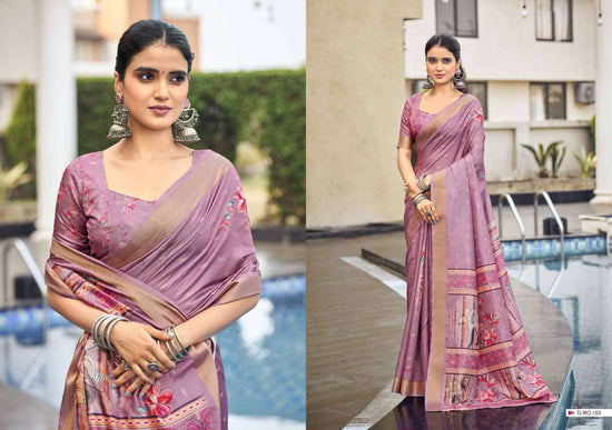 The Fabrica Apsara Soft Cotton Digital Print Saree