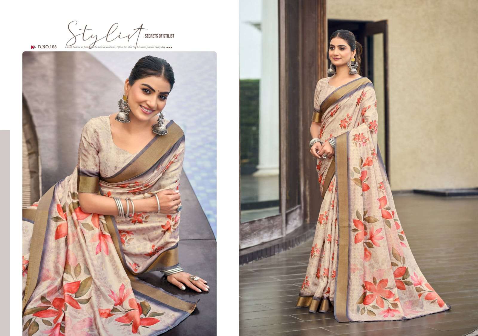 The Fabrica Apsara Soft Cotton Digital Print Saree