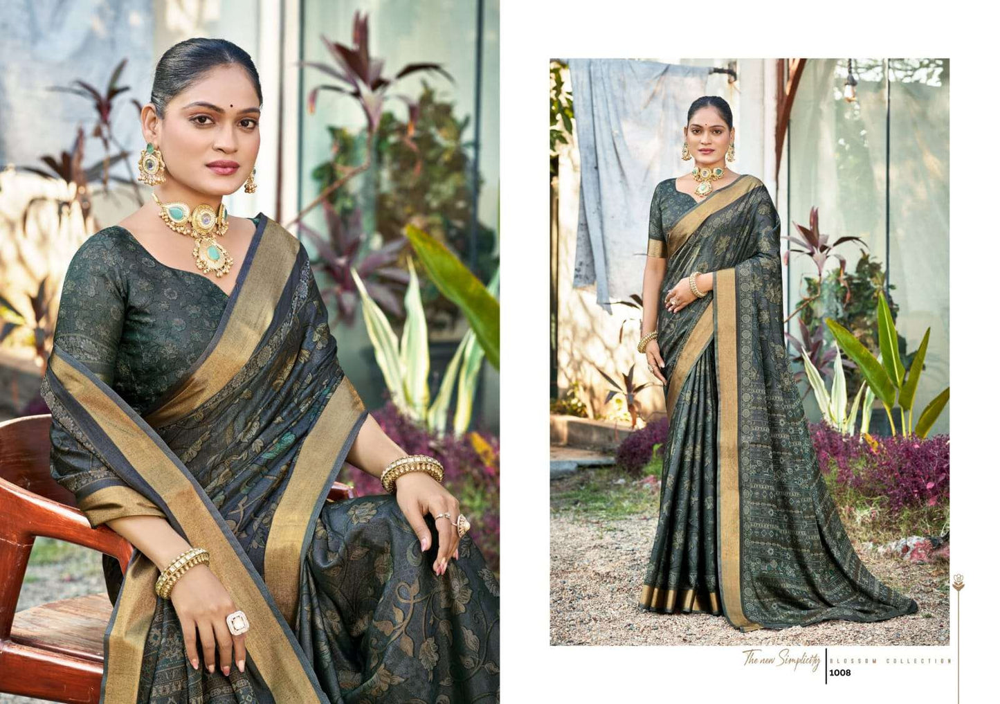 The Fabrica Malai Maska Soft Cotton Digital Print Saree