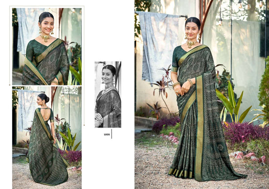 The Fabrica Malai Maska Soft Cotton Digital Print Saree