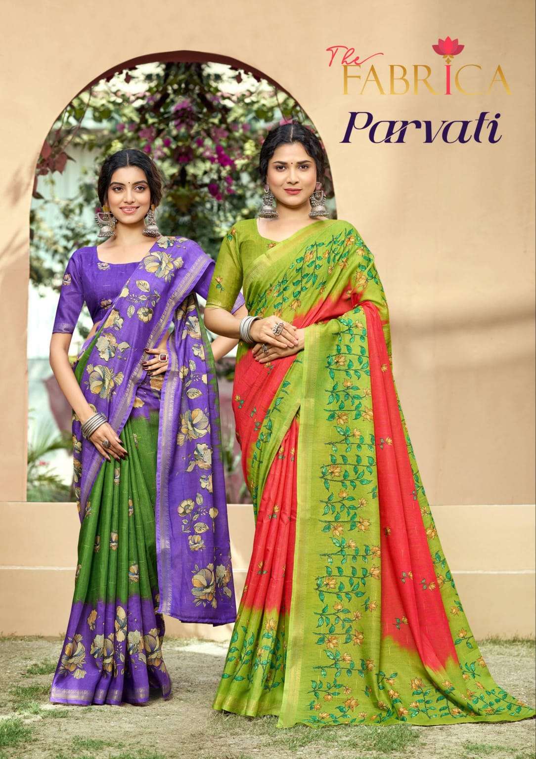 The Fabrica Parvati Soft Cotton Digital Printed Saree Collection