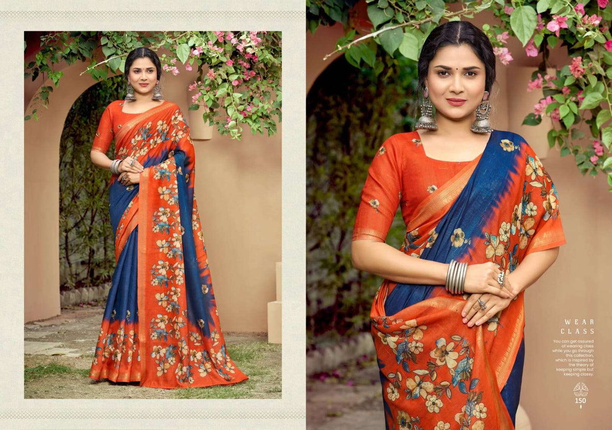 The Fabrica Parvati Soft Cotton Digital Printed Saree Collection