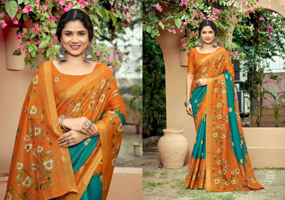 The Fabrica Parvati Soft Cotton Digital Printed Saree Collection