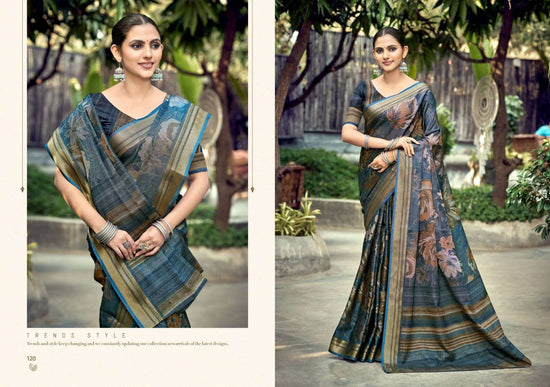 The Fabrica Parwaana Soft Cotton Digital Printed Saree Collection