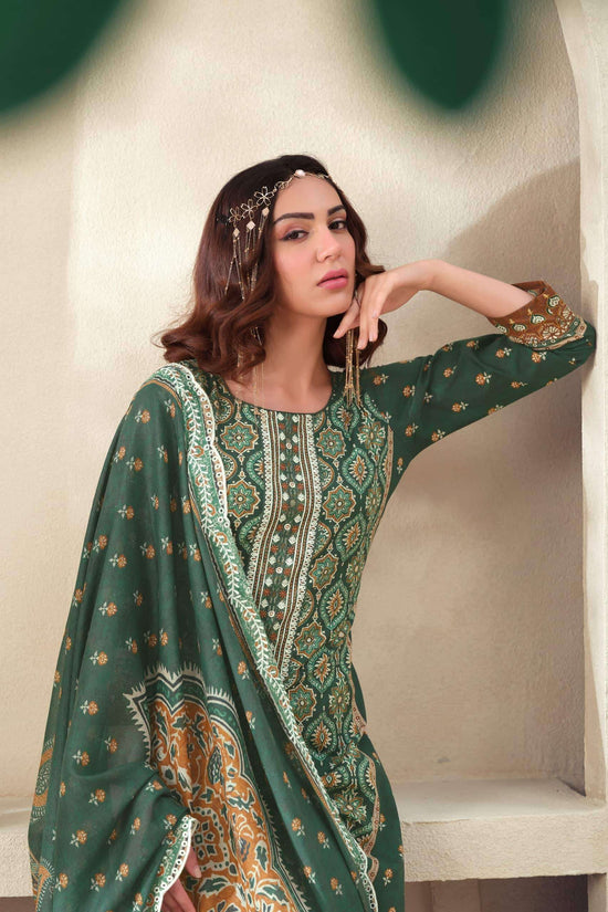 The Hermitage Ajrakh Vol 1 Lawn Cotton Dress Material