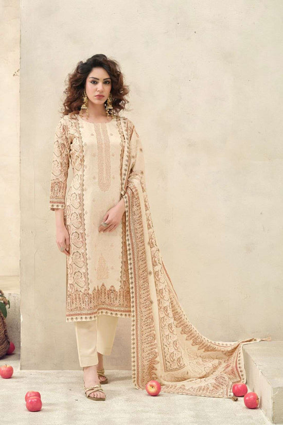 The Hermitage Shop Aaranya Vol 5 Giza Cotton Satin Pakistani Suit - Amrah Wholesale