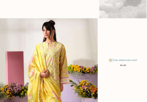 The Hermitage Shop Malmal Fiza Lawn Cotton Dress Material