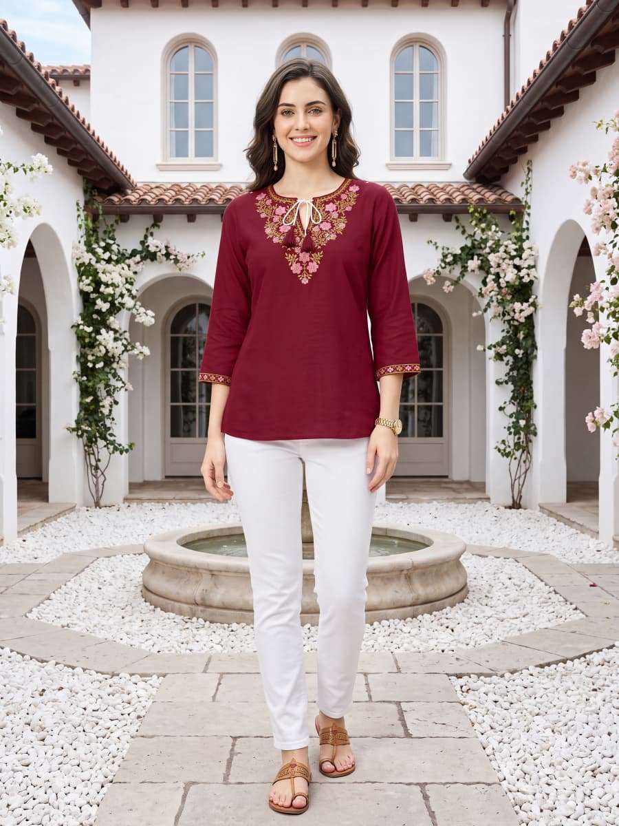 Tips And Tops Twinkle Vol-2 Rayon Printed Stitched Kurti - Amrah Wholesale