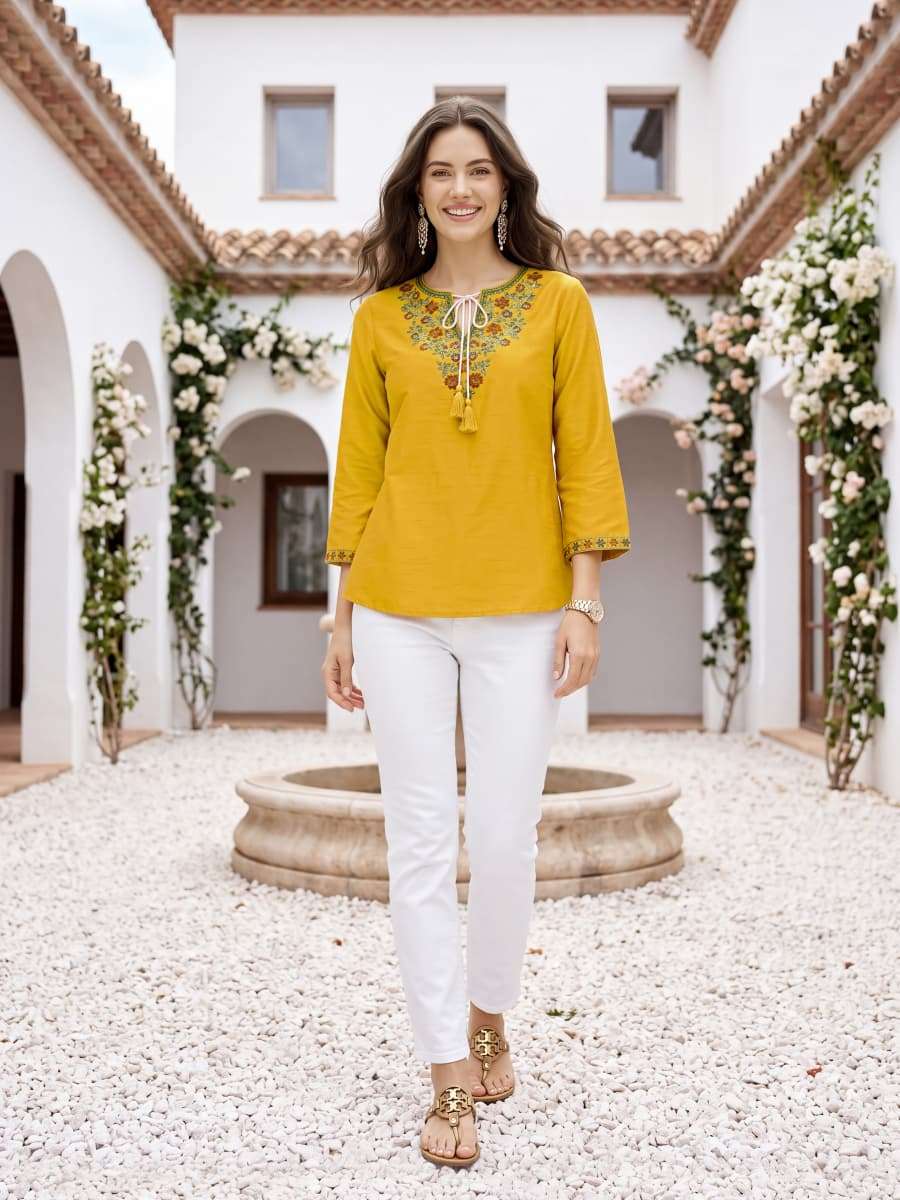 Tips And Tops Twinkle Vol-2 Rayon Printed Stitched Kurti - Amrah Wholesale
