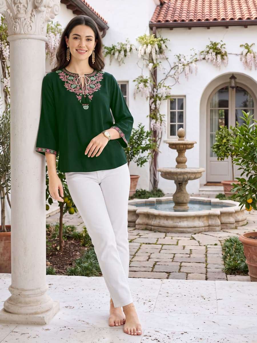 Tips And Tops Twinkle Vol-2 Rayon Printed Stitched Kurti - Amrah Wholesale