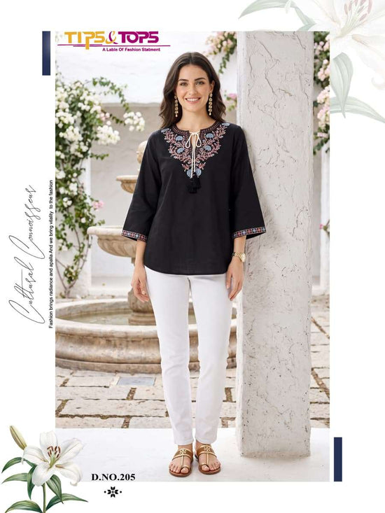 Tips And Tops Twinkle Vol-2 Rayon Printed Stitched Kurti - Amrah Wholesale