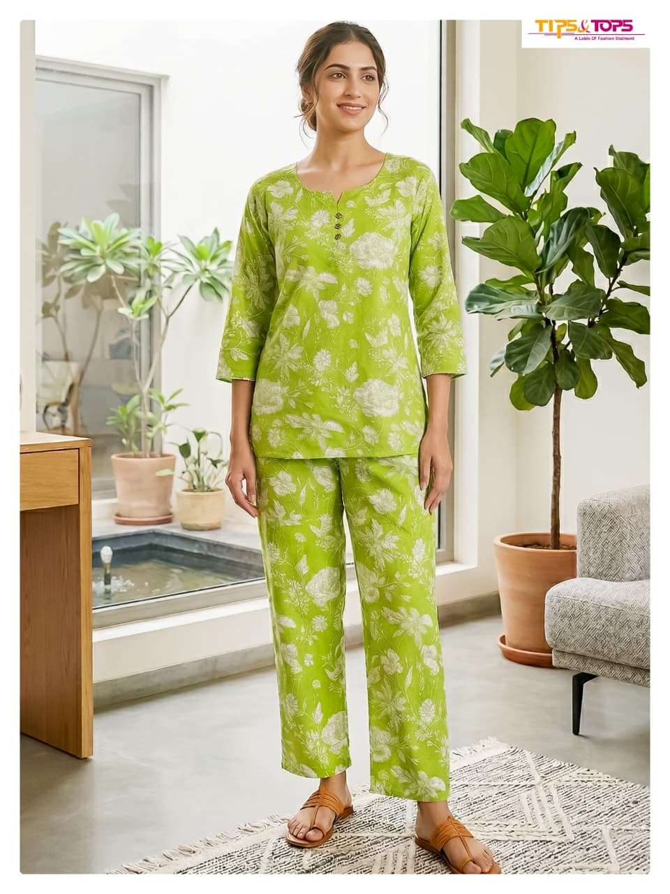Tips & Tops Fashion Beats Vol 16 Printed Rayon Co Ord Set - Amrah Wholesale
