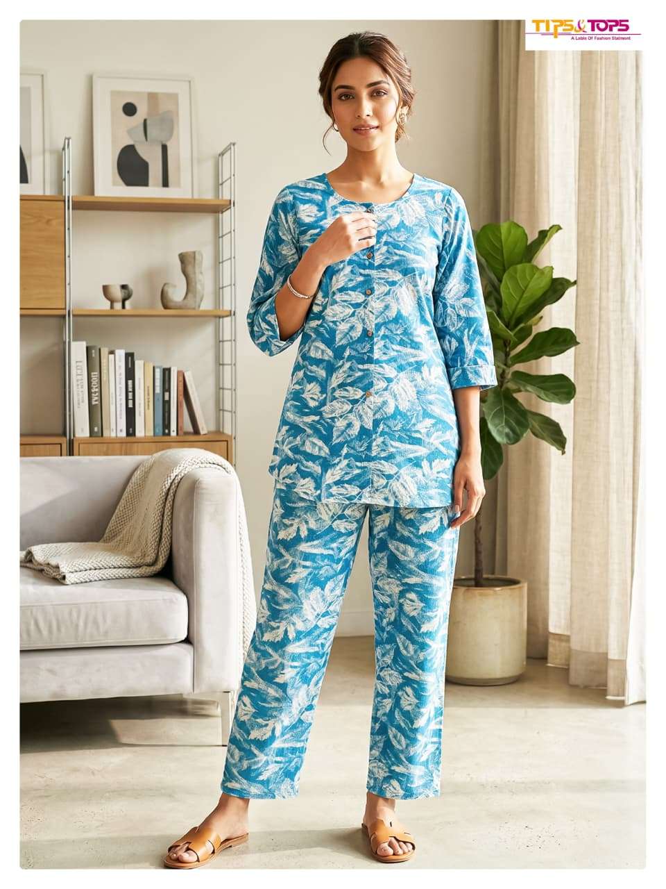Tips & Tops Fashion Beats Vol 16 Printed Rayon Co Ord Set - Amrah Wholesale