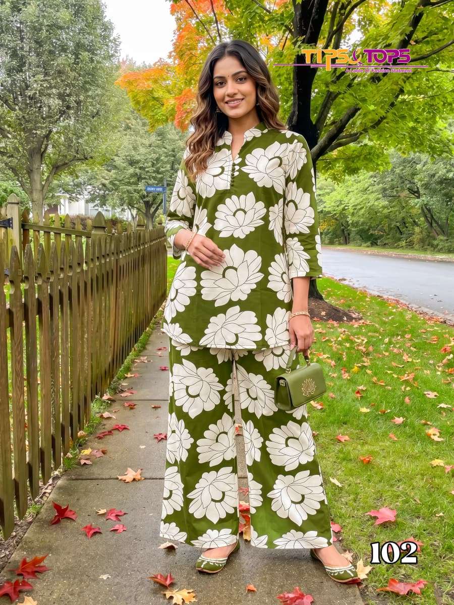 Tips & Tops Fashion Beats Vol 17 Rayon Printed Co-Ord Set - Amrah Wholesale