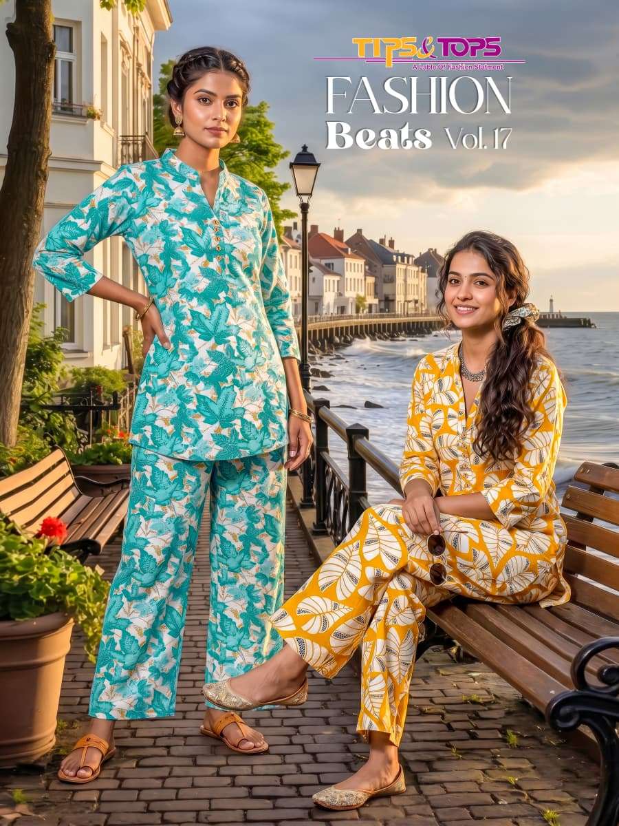 Tips & Tops Fashion Beats Vol 17 Rayon Printed Co-Ord Set - Amrah Wholesale
