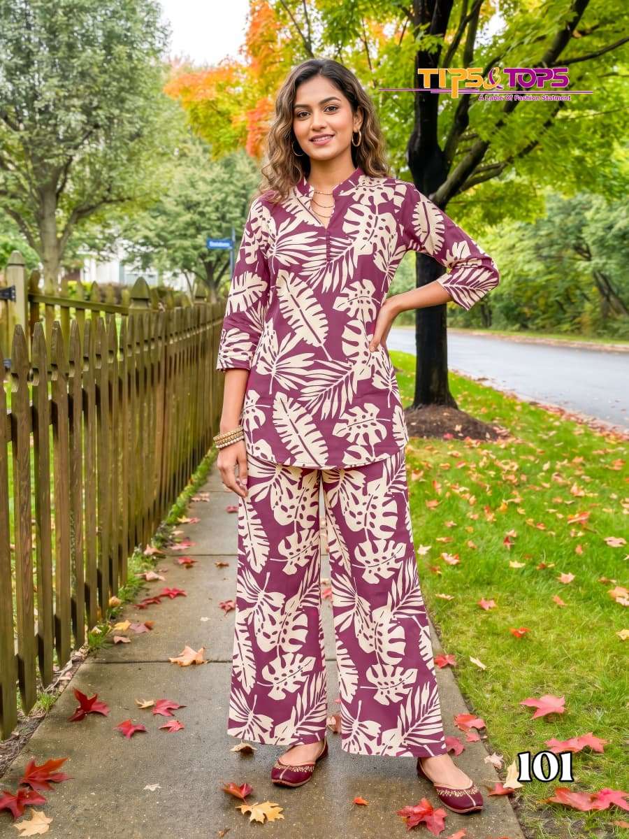 Tips & Tops Fashion Beats Vol 17 Rayon Printed Co-Ord Set - Amrah Wholesale