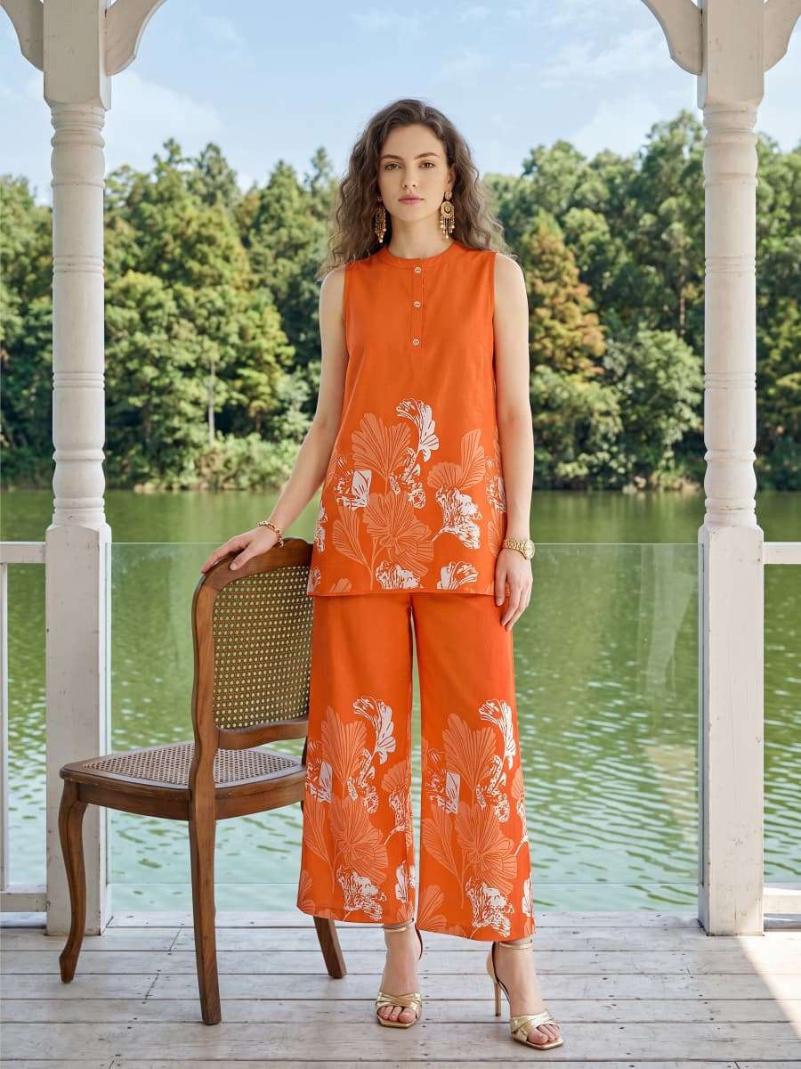 Tips & Tops Festive Beauty Vol 2 Rayon Printed Co-Ord Set