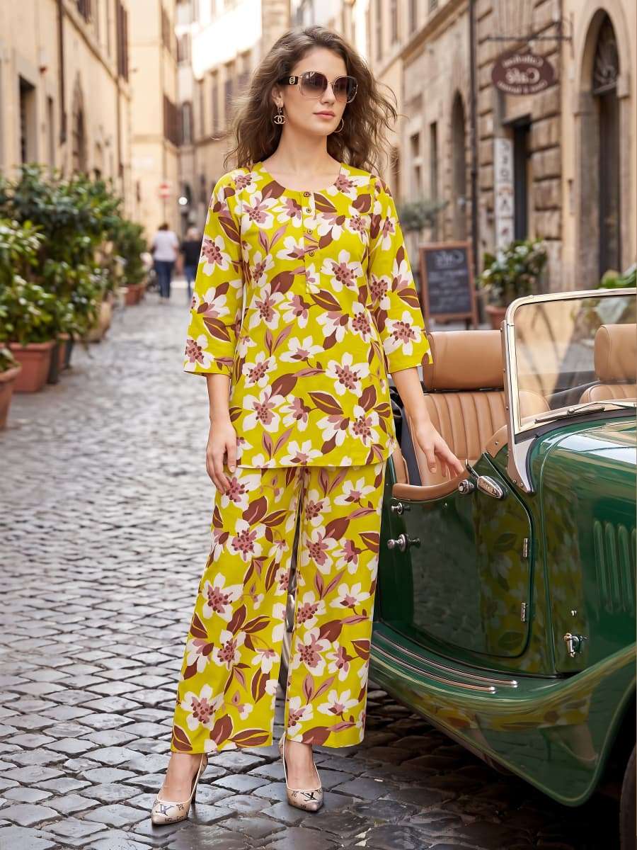 Tips & Tops Lifestyle Vol 4 Printed Rayon Co-Ord Set - Amrah Wholesale