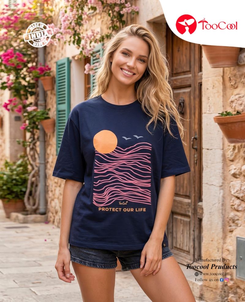 TLC Vol 72 Cotton Printed Oversize T-Shirt