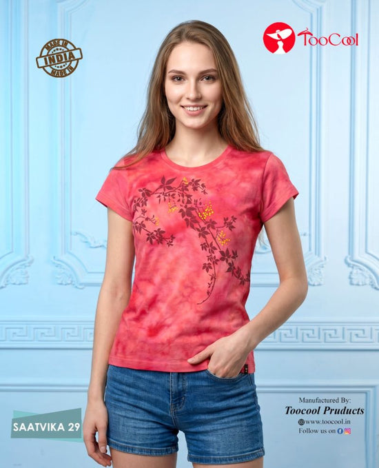 TLC Vol 73 Cotton Satin Printed Oversize T-Shirt