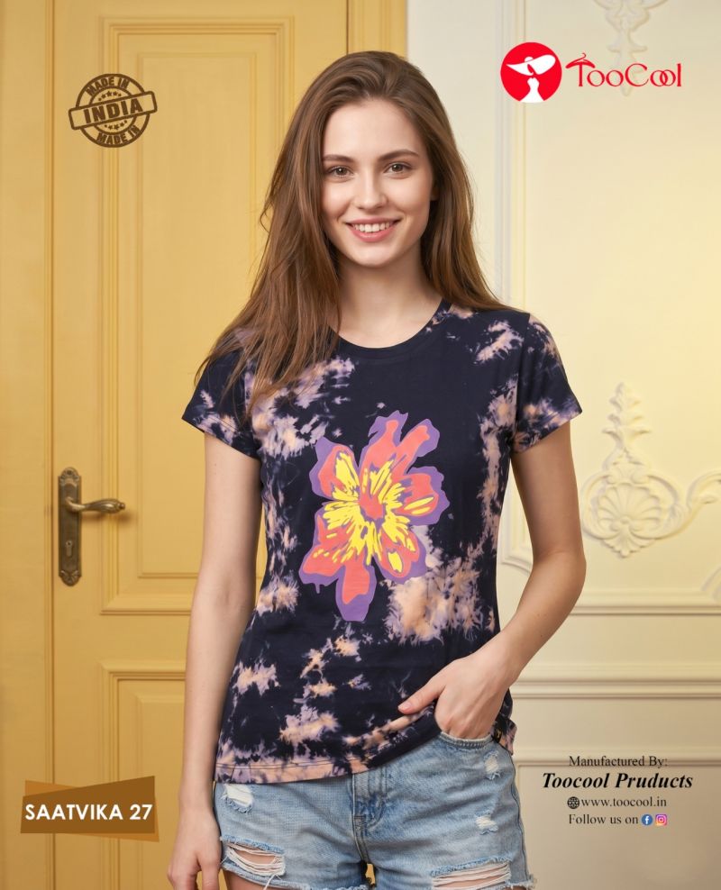 TLC Vol 73 Cotton Satin Printed Oversize T-Shirt