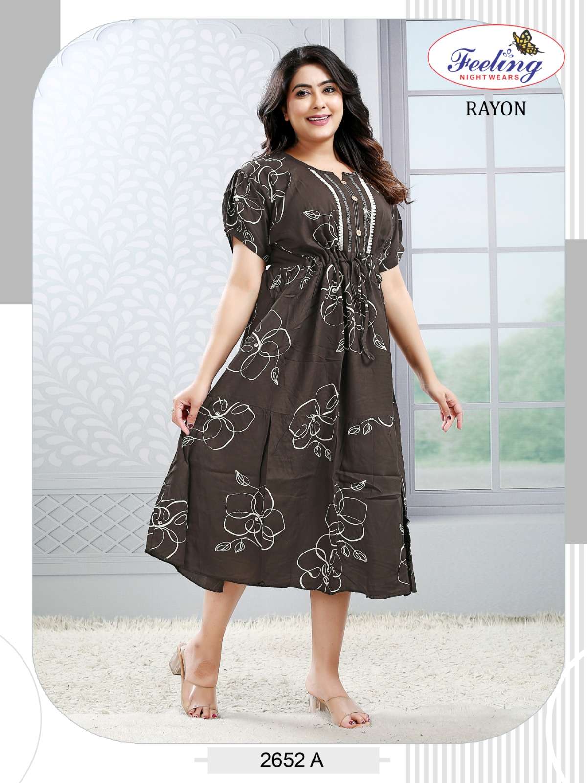 Trendy 2652 Rayon Kurti