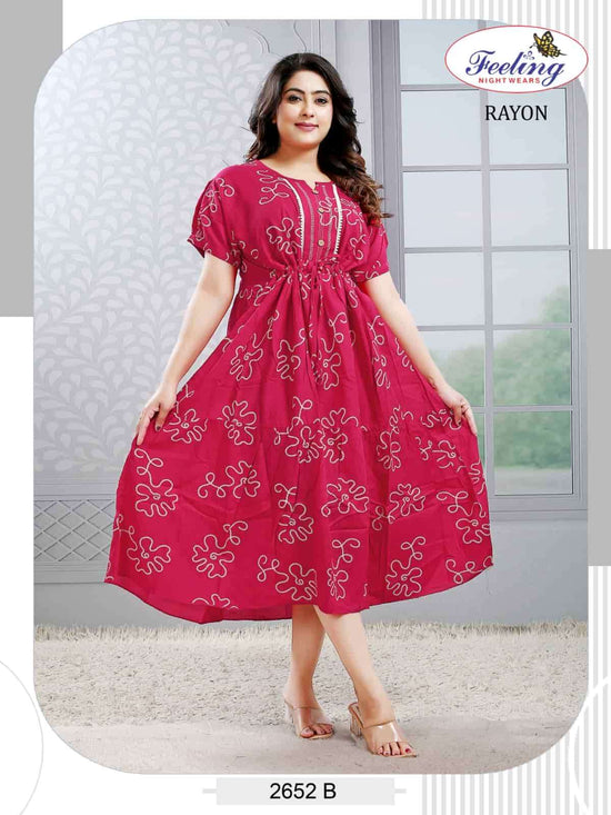 Trendy 2652 Rayon Kurti