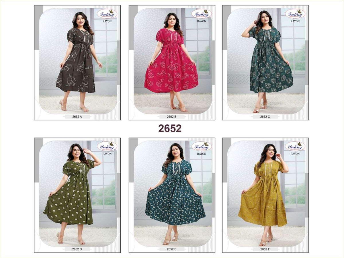 Trendy 2652 Rayon Kurti