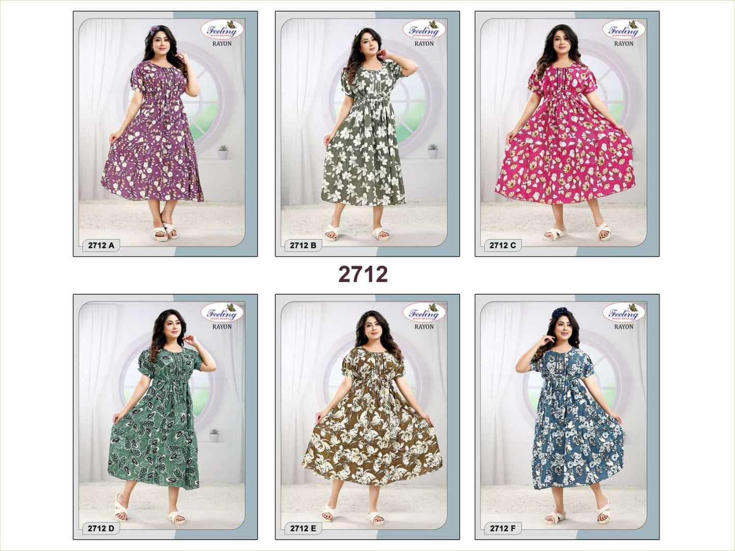 Trendy 2712 Rayon Kurti Wholesale - Amrah Wholesale
