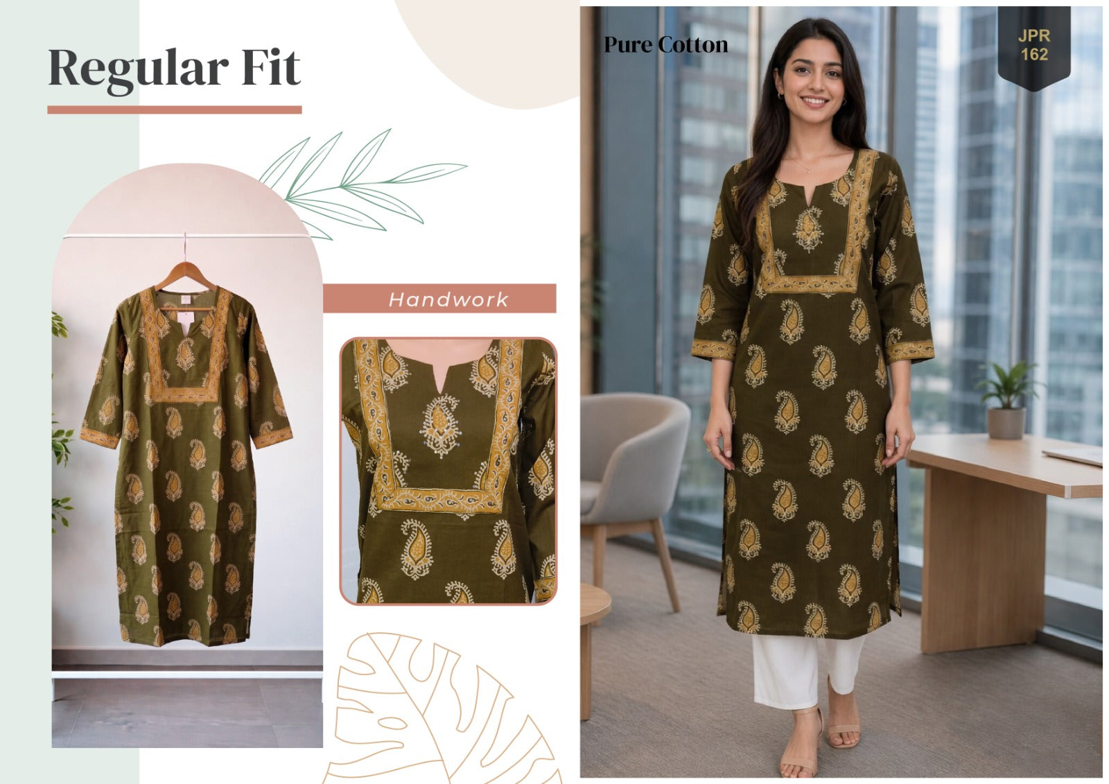 Trendy Khushi Cotton Jaipuri Printed Tops