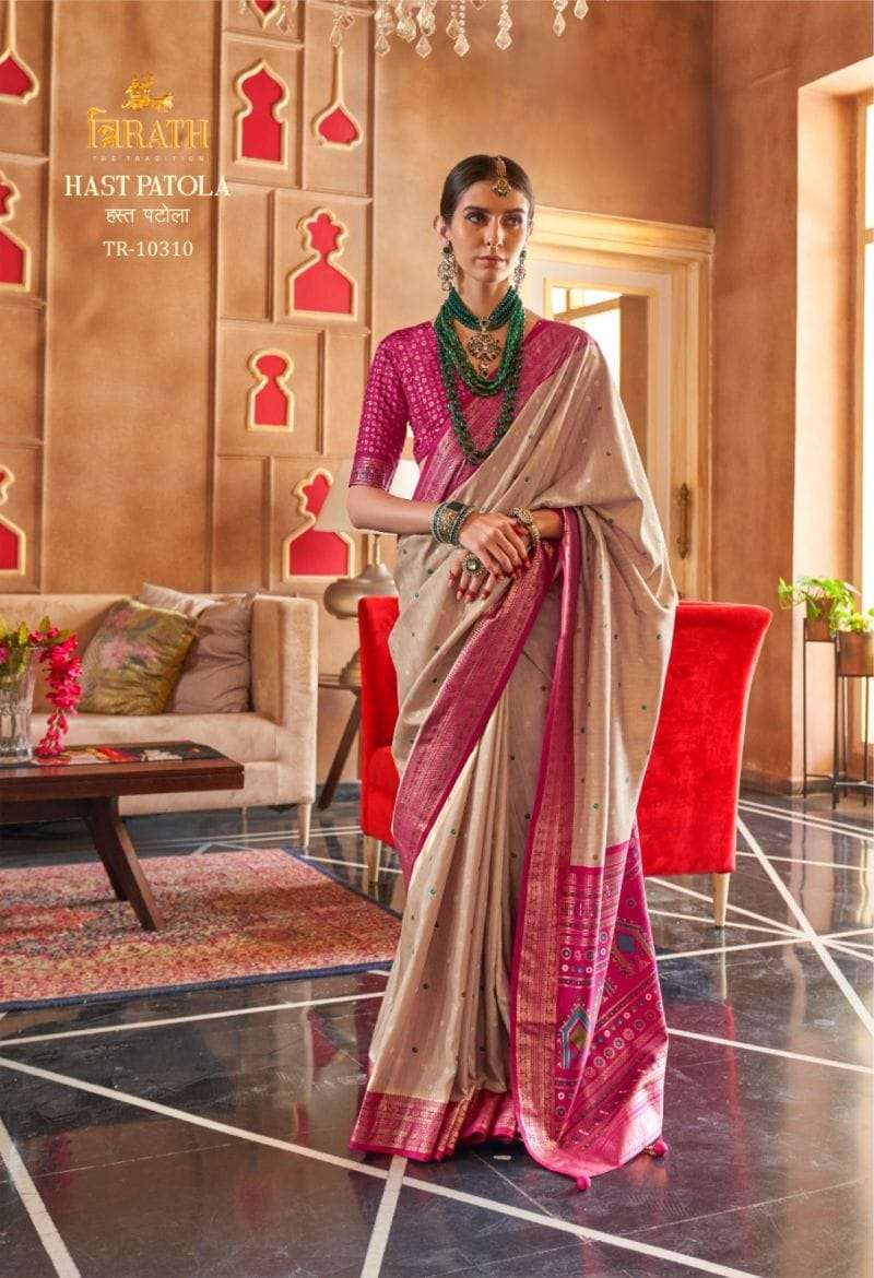 Trirath Hast Patola Silk Festive Wear Saree