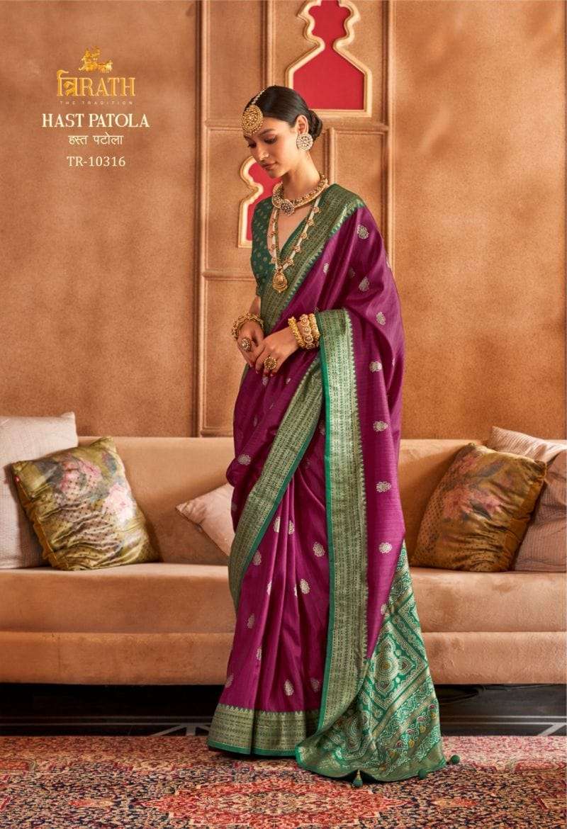 Trirath Hast Patola Silk Festive Wear Saree