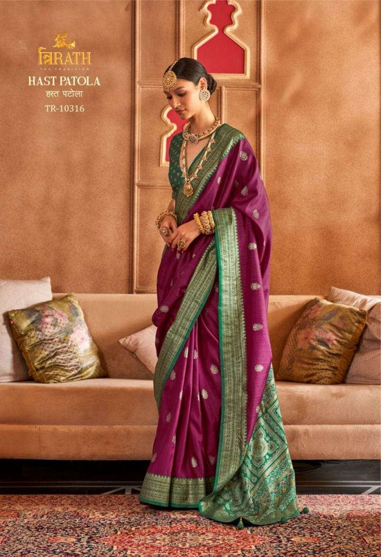 Trirath Hast Patola Silk Festive Wear Saree